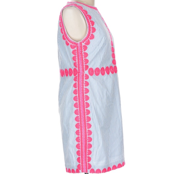 Vineyard Vines Pink, Blue and White Striped Dress - Picture 3 of 6